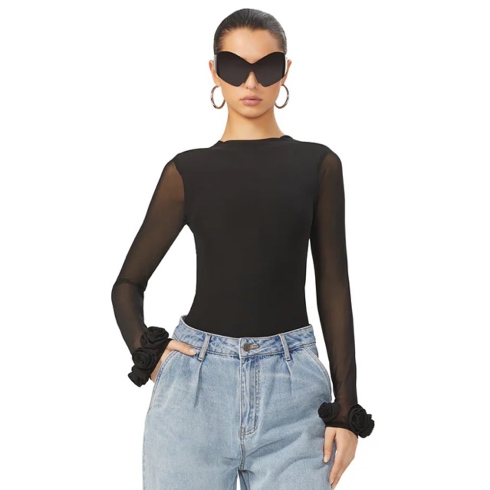 AFRM Lavi Rosette Top
